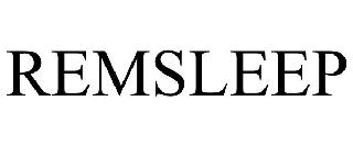 Trademark Logo REMSLEEP