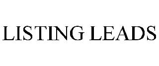 Trademark Logo LISTING LEADS