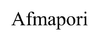 Trademark Logo AFMAPORI