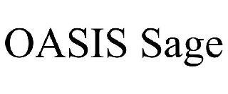Trademark Logo OASIS SAGE