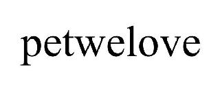 Trademark Logo PETWELOVE
