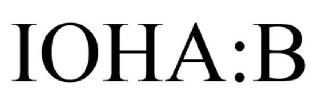 Trademark Logo IOHA:B