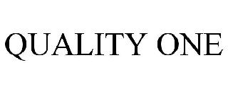 Trademark Logo QUALITY ONE