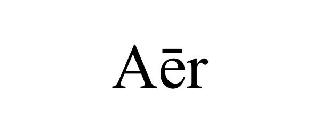 Trademark Logo AER