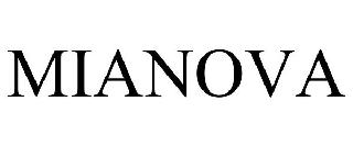 Trademark Logo MIANOVA