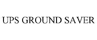 Trademark Logo UPS GROUND SAVER