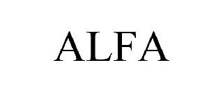 Trademark Logo ALFA