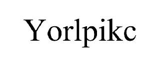 Trademark Logo YORLPIKC