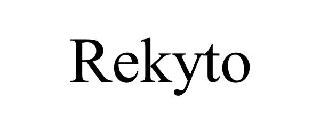Trademark Logo REKYTO