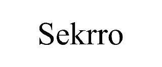 Trademark Logo SEKRRO