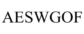 Trademark Logo AESWGOF