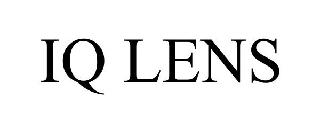 Trademark Logo IQ LENS