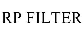Trademark Logo RP FILTER