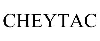 Trademark Logo CHEYTAC