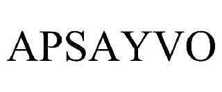 Trademark Logo APSAYVO