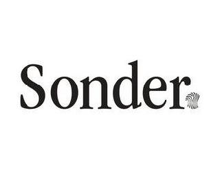 Trademark Logo SONDER