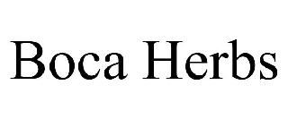 Trademark Logo BOCA HERBS