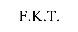 Trademark Logo F.K.T.