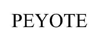 Trademark Logo PEYOTE