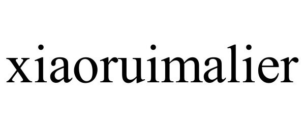 Trademark Logo XIAORUIMALIER