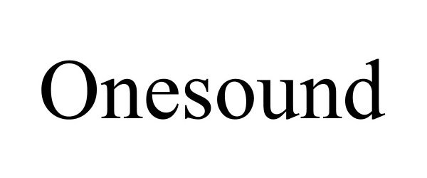 Trademark Logo ONESOUND