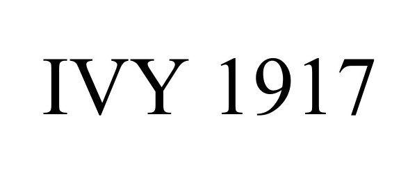  IVY 1917