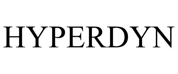 Trademark Logo HYPERDYN
