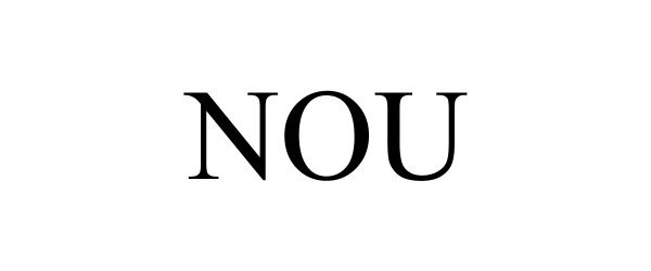 Trademark Logo NOU