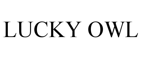 Trademark Logo LUCKY OWL