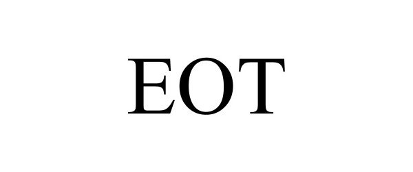 Trademark Logo EOT