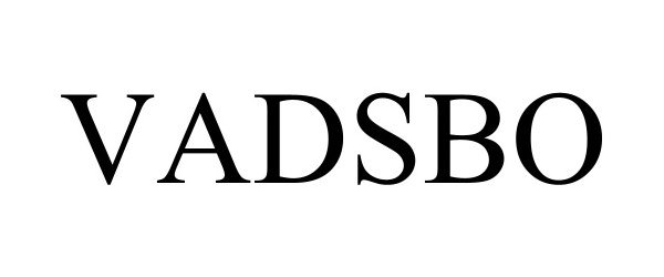 Trademark Logo VADSBO