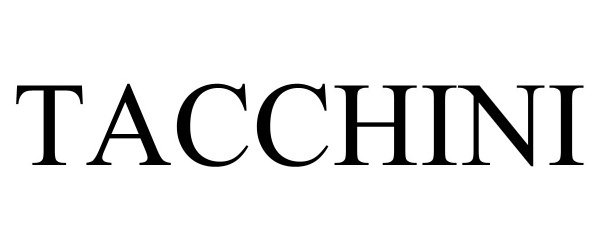 Trademark Logo TACCHINI