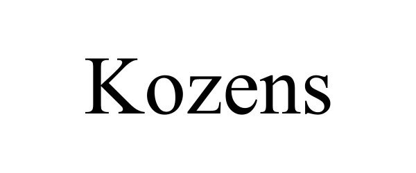  KOZENS