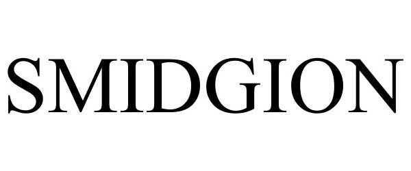 Trademark Logo SMIDGION