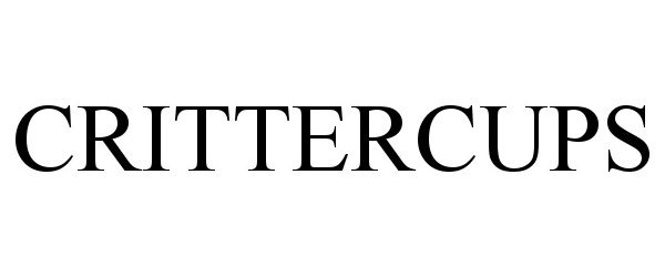 Trademark Logo CRITTERCUPS