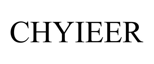 Trademark Logo CHYIEER