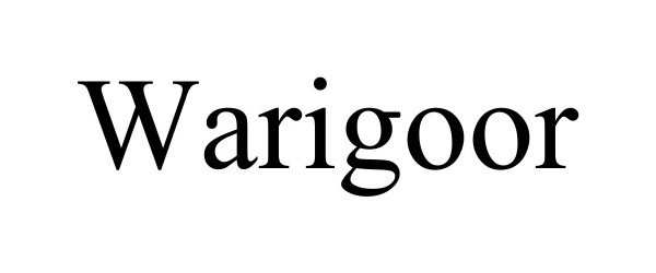 Trademark Logo WARIGOOR