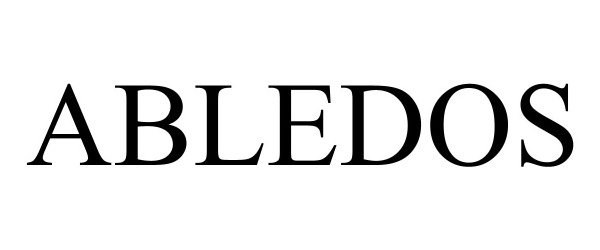Trademark Logo ABLEDOS