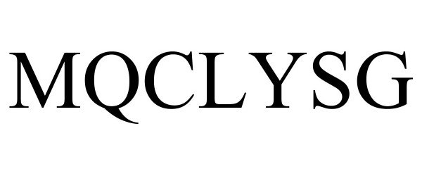 Trademark Logo MQCLYSG