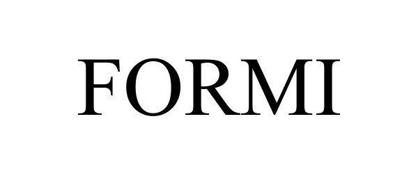Trademark Logo FORMI