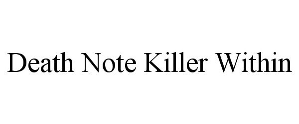  DEATH NOTE KILLER WITHIN