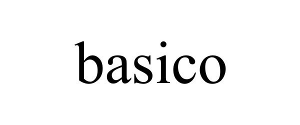 Trademark Logo BASICO