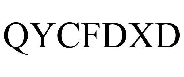 Trademark Logo QYCFDXD