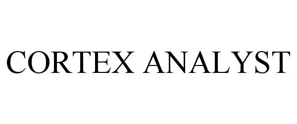 Trademark Logo CORTEX ANALYST