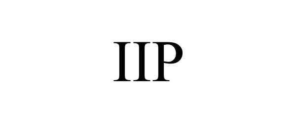 Trademark Logo IIP