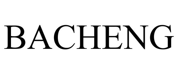 Trademark Logo BACHENG