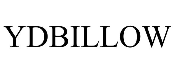 Trademark Logo YDBILLOW