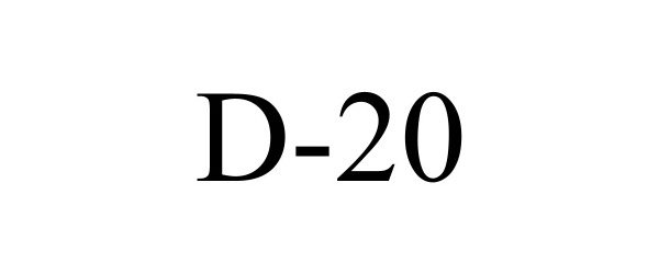 Trademark Logo D-20