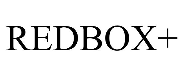Trademark Logo REDBOX+