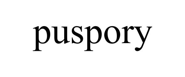 Trademark Logo PUSPORY